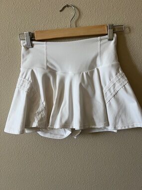 FP Movement by Free People White Flared Mini Skirt